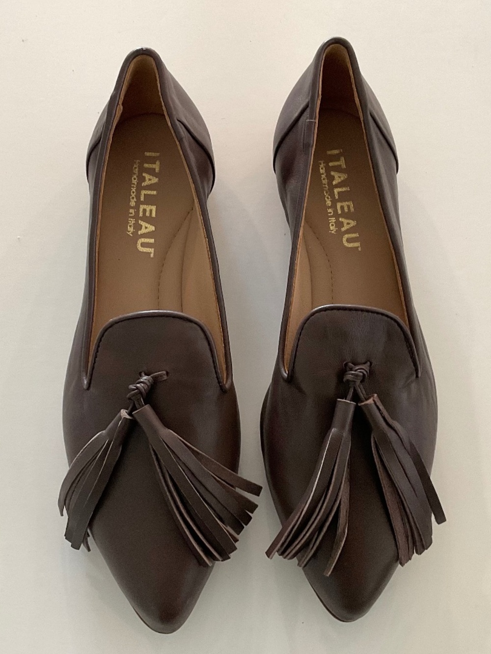 ITALEAU Trino Tassel Waterproof Loafer Size 6.5 EU 37 NEW